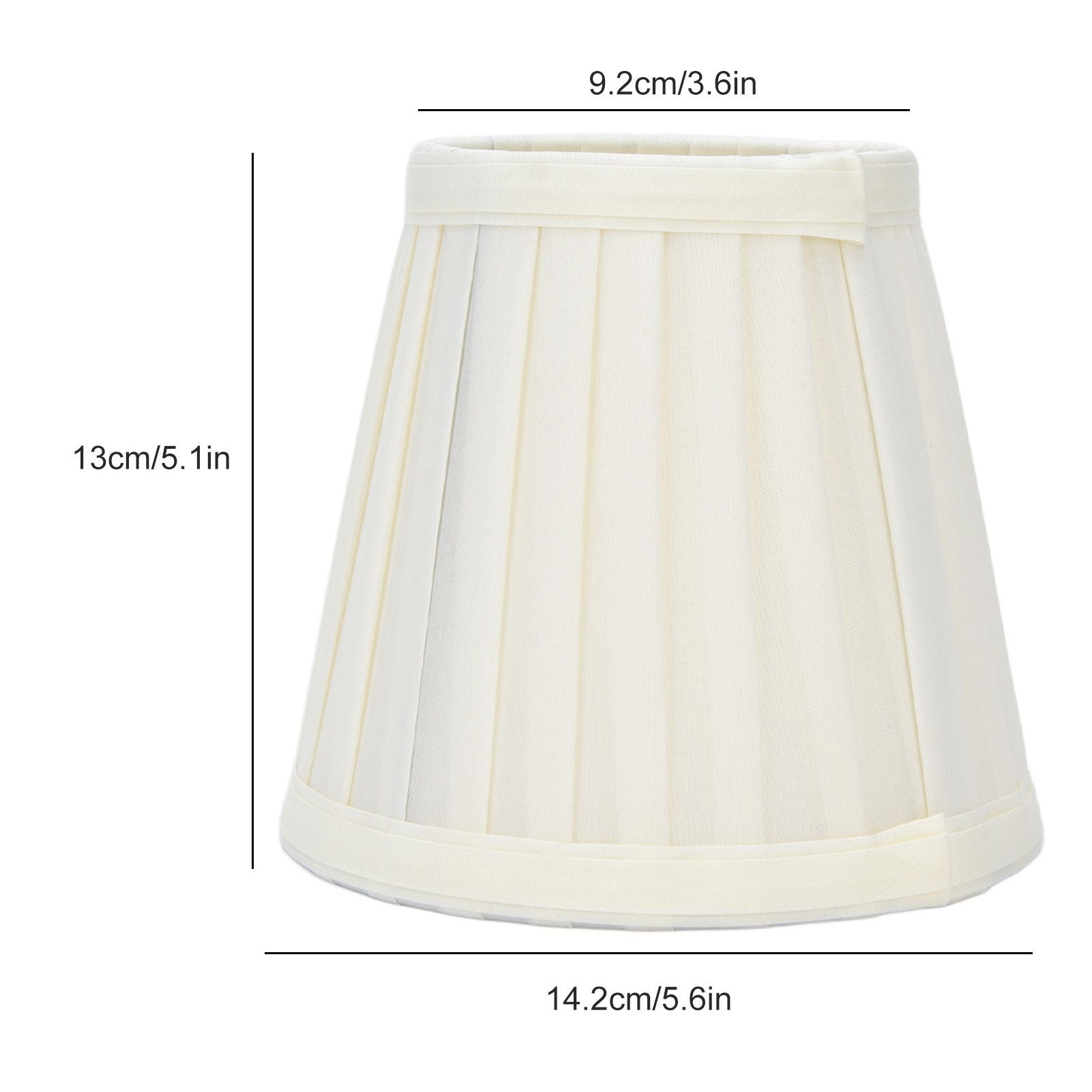 2 Pcs Double Small Lamp Shade Clip On Bulb Comfortable Material Barrel Fabric Lampshade for Table Chandelier V1294-YM0523-3119210203612