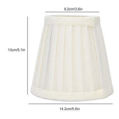 2 Pcs Double Small Lamp Shade Clip On Bulb Comfortable Material Barrel Fabric Lampshade for Table Chandelier V1294-YM0523-3119210203612