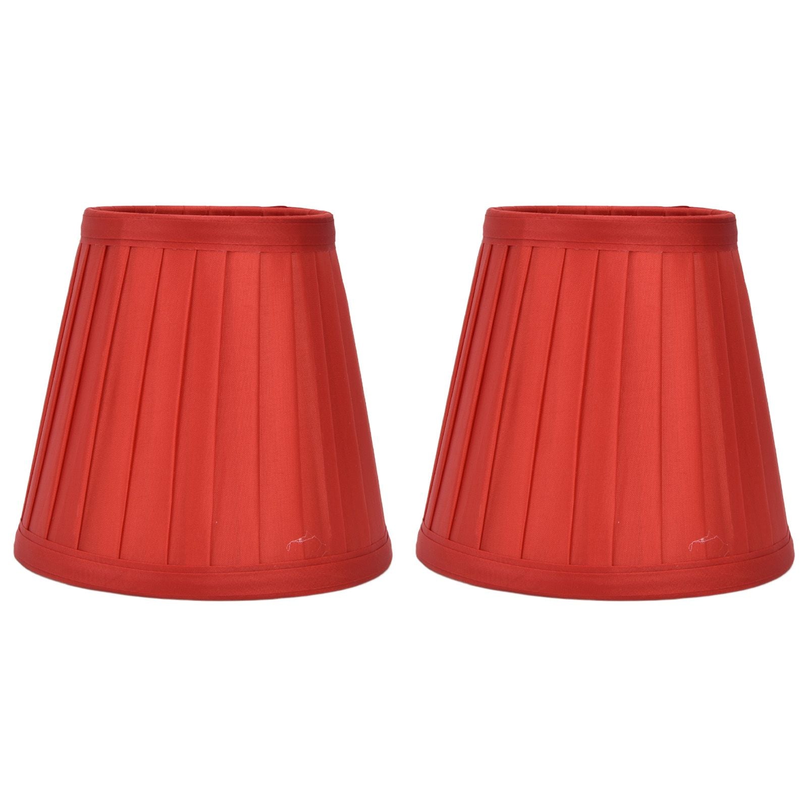 2 Pcs Double Small Lamp Shade Clip On Bulb Comfortable Material Barrel Fabric Lampshade for Table Chandelier V1294-YM0523-3119210203613