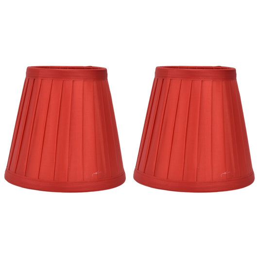 2 Pcs Double Small Lamp Shade Clip On Bulb Comfortable Material Barrel Fabric Lampshade for Table Chandelier V1294-YM0523-3119210203613