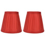 2 Pcs Double Small Lamp Shade Clip On Bulb Comfortable Material Barrel Fabric Lampshade for Table Chandelier V1294-YM0523-3119210203613