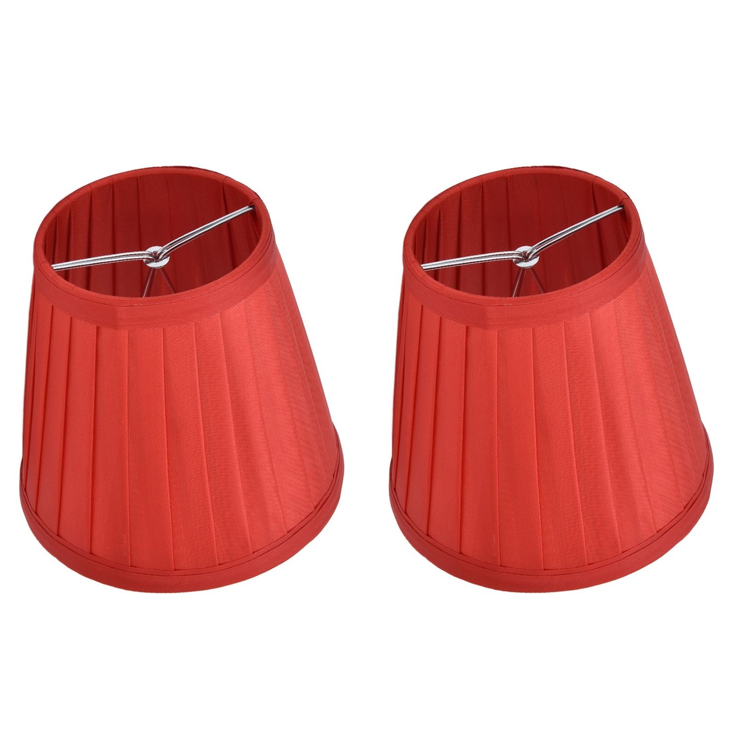 2 Pcs Double Small Lamp Shade Clip On Bulb Comfortable Material Barrel Fabric Lampshade for Table Chandelier V1294-YM0523-3119210203613