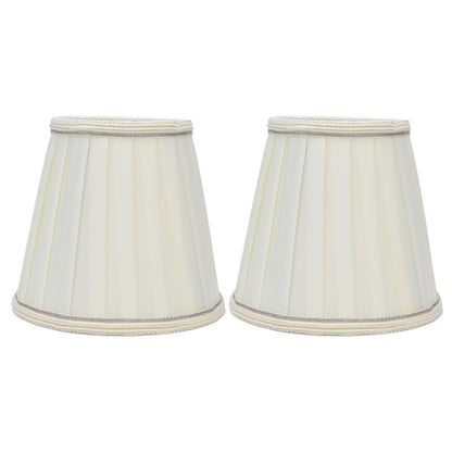 2 Pcs Double Small Lamp Shade Clip On Bulb Comfortable Material Barrel Fabric Lampshade for Table Chandelier V1294-YM0523-3119210203614