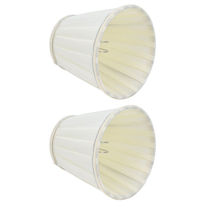 2 Pcs Double Small Lamp Shade Clip On Bulb Comfortable Material Barrel Fabric Lampshade for Table Chandelier V1294-YM0523-3119210203614