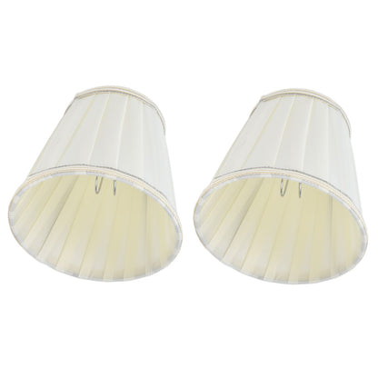 2 Pcs Double Small Lamp Shade Clip On Bulb Comfortable Material Barrel Fabric Lampshade for Table Chandelier V1294-YM0523-3119210203614