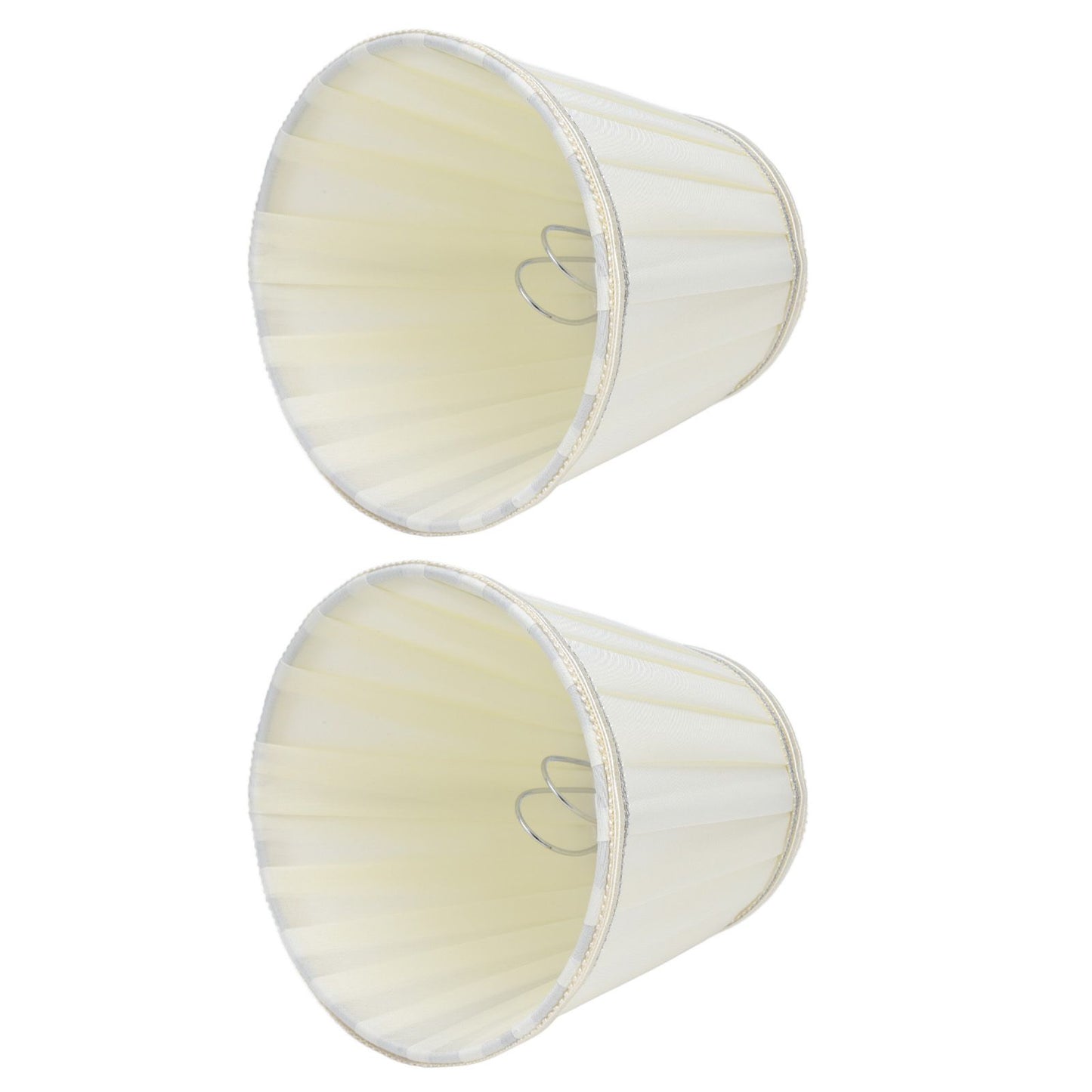 2 Pcs Double Small Lamp Shade Clip On Bulb Comfortable Material Barrel Fabric Lampshade for Table Chandelier V1294-YM0523-3119210203614
