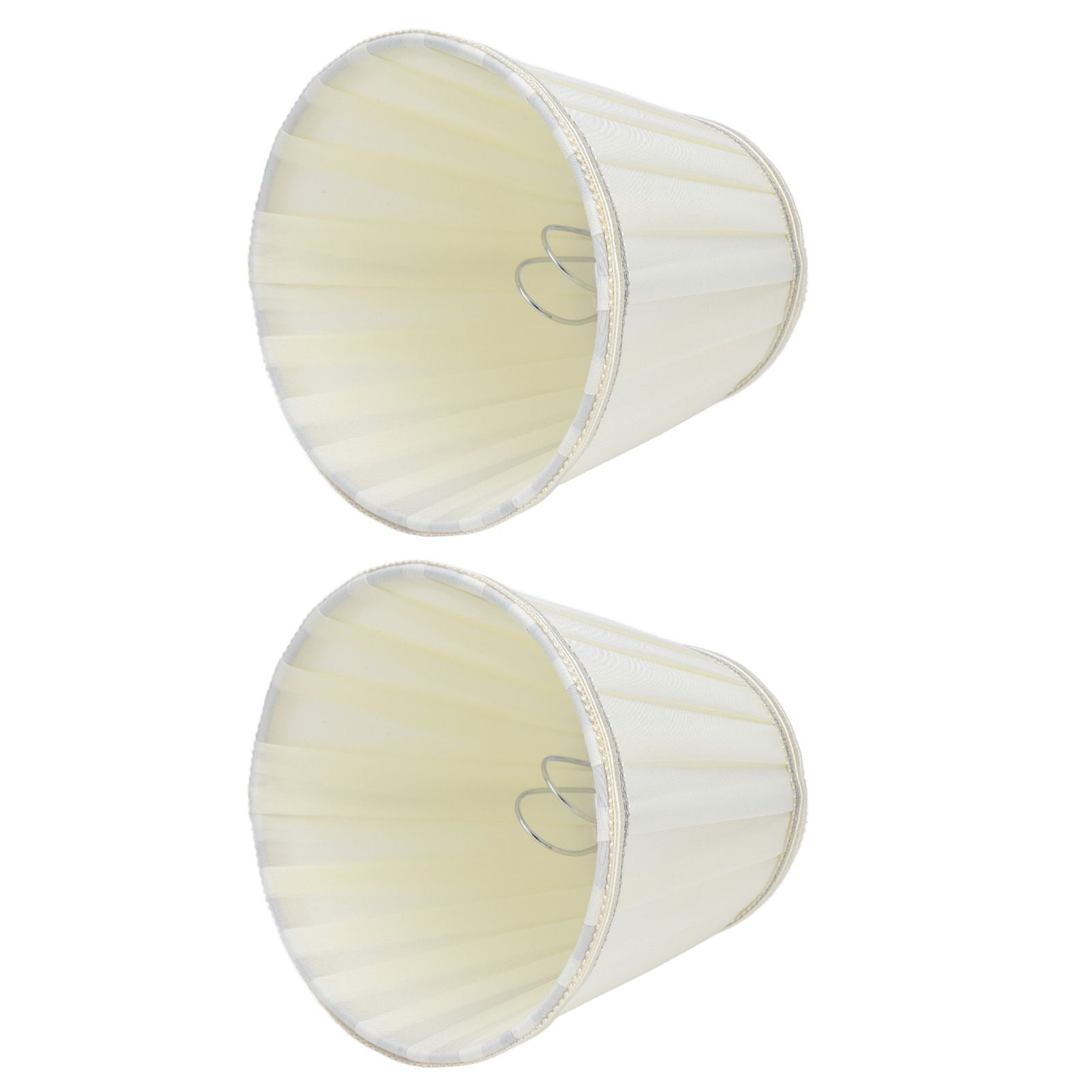 2 Pcs Double Small Lamp Shade Clip On Bulb Comfortable Material Barrel Fabric Lampshade for Table Chandelier V1294-YM0523-3119210203614