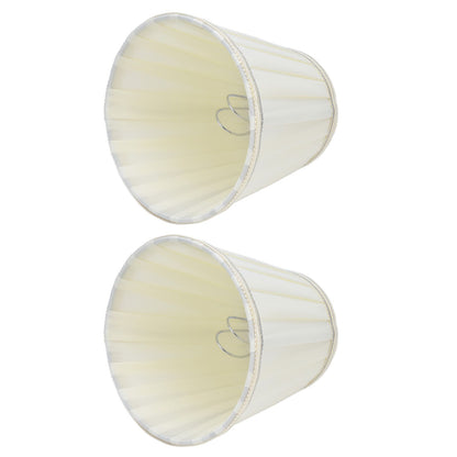 2 Pcs Double Small Lamp Shade Clip On Bulb Comfortable Material Barrel Fabric Lampshade for Table Chandelier V1294-YM0523-3119210203614