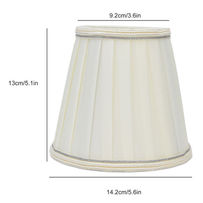 2 Pcs Double Small Lamp Shade Clip On Bulb Comfortable Material Barrel Fabric Lampshade for Table Chandelier V1294-YM0523-3119210203614