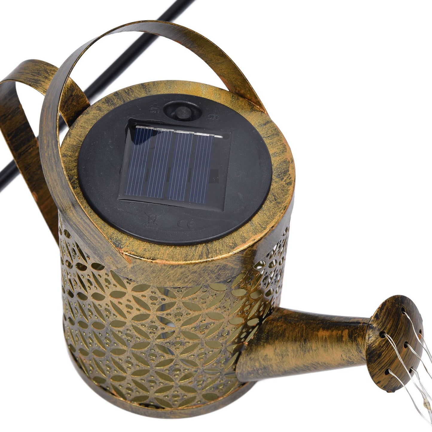 Solar Watering Can Lights Automatic Unique Rust Proof Convenient Retro Kettle Shape LanternS S Shape V1294-YM0523-3119210208313
