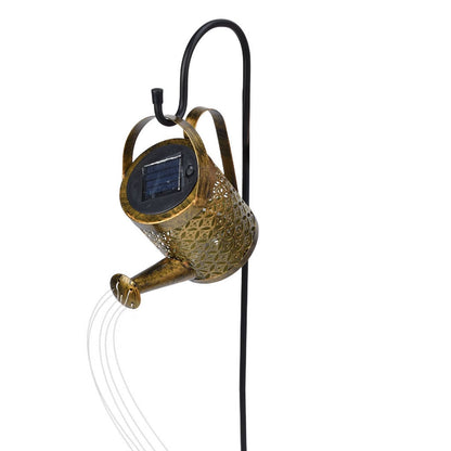 Solar Watering Can Lights Automatic Unique Rust Proof Convenient Retro Kettle Shape LanternS S Shape V1294-YM0523-3119210208313
