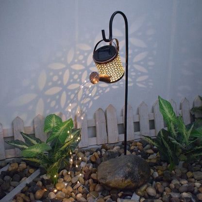 Solar Watering Can Lights Automatic Unique Rust Proof Convenient Retro Kettle Shape LanternS S Shape V1294-YM0523-3119210208313