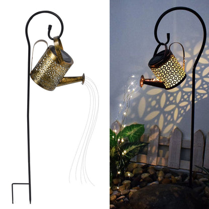 Solar Watering Can Lights Automatic Unique Rust Proof Convenient Retro Kettle Shape LanternS G Shape V1294-YM0523-3119210208314