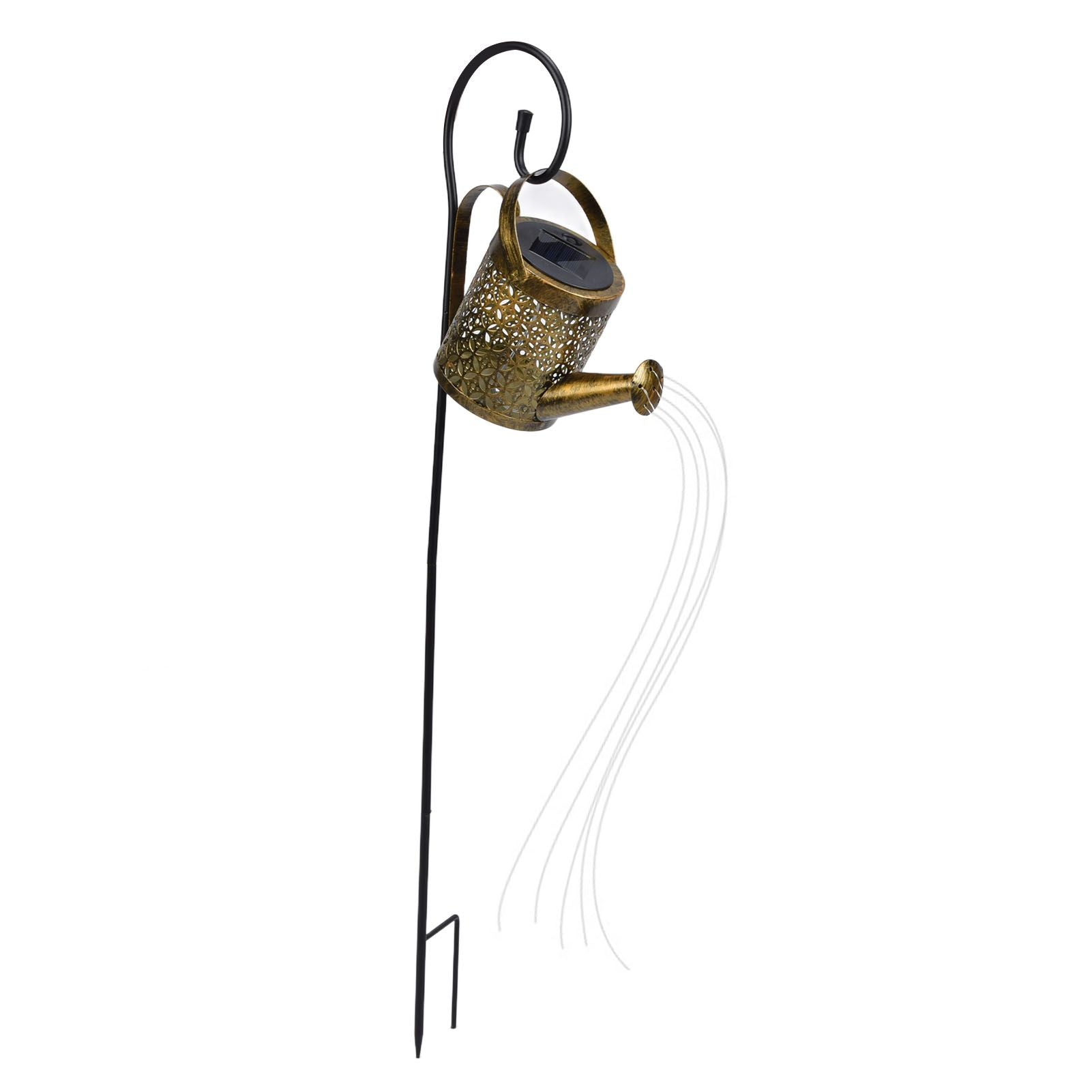 Solar Watering Can Lights Automatic Unique Rust Proof Convenient Retro Kettle Shape LanternS G Shape V1294-YM0523-3119210208314
