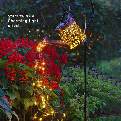 Solar Watering Can Lights Automatic Unique Rust Proof Convenient Retro Kettle Shape LanternS G Shape V1294-YM0523-3119210208314