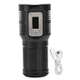Strong Light Flashlight Digital Display Rainproof Rechargeable Flashlight for Camping Emergency Lighting Work V1294-YM0523-3119210209411
