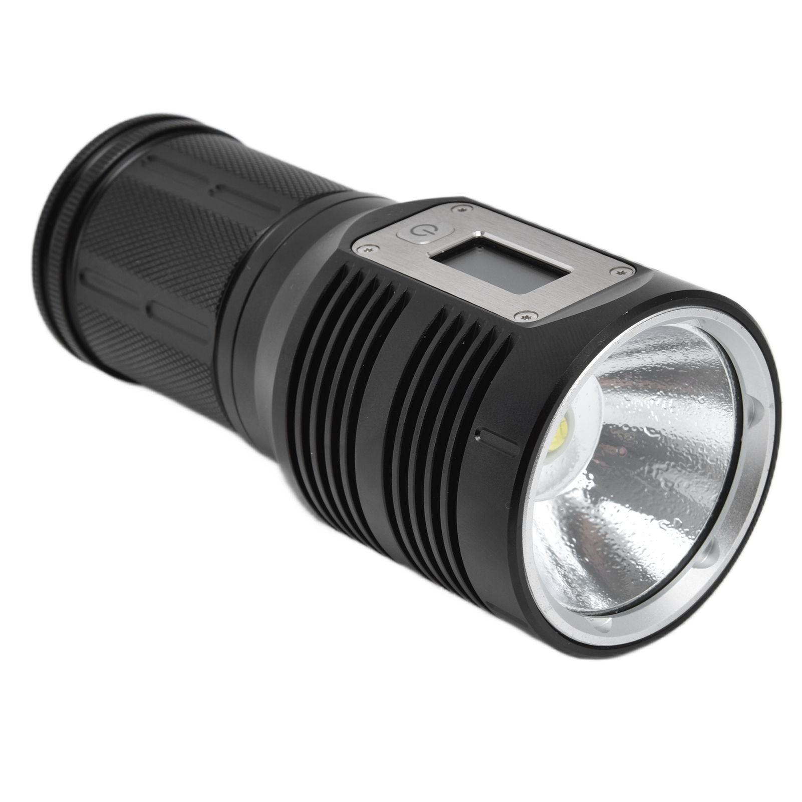 Strong Light Flashlight Digital Display Rainproof Rechargeable Flashlight for Camping Emergency Lighting Work V1294-YM0523-3119210209411
