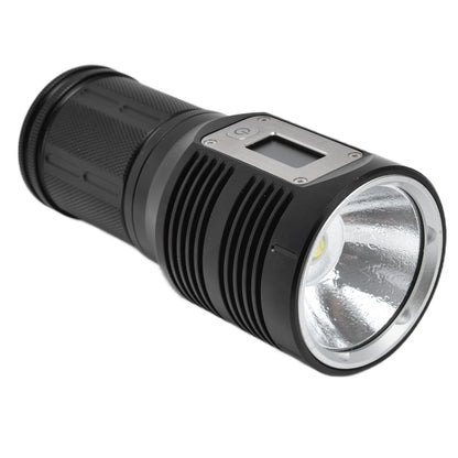 Strong Light Flashlight Digital Display Rainproof Rechargeable Flashlight for Camping Emergency Lighting Work V1294-YM0523-3119210209411