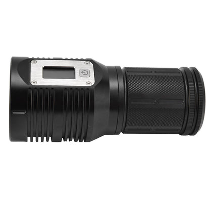 Strong Light Flashlight Digital Display Rainproof Rechargeable Flashlight for Camping Emergency Lighting Work V1294-YM0523-3119210209411