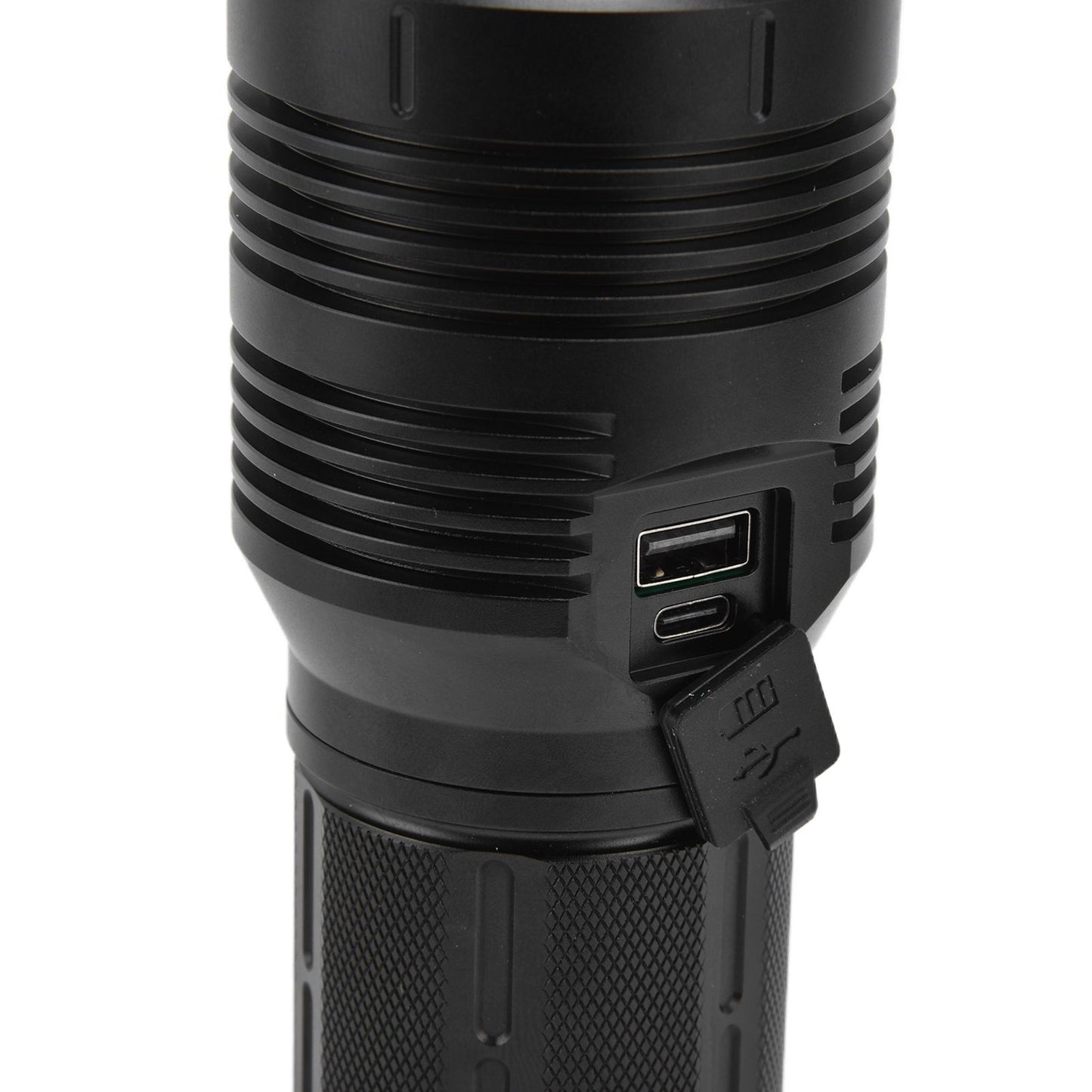 Strong Light Flashlight Digital Display Rainproof Rechargeable Flashlight for Camping Emergency Lighting Work V1294-YM0523-3119210209411