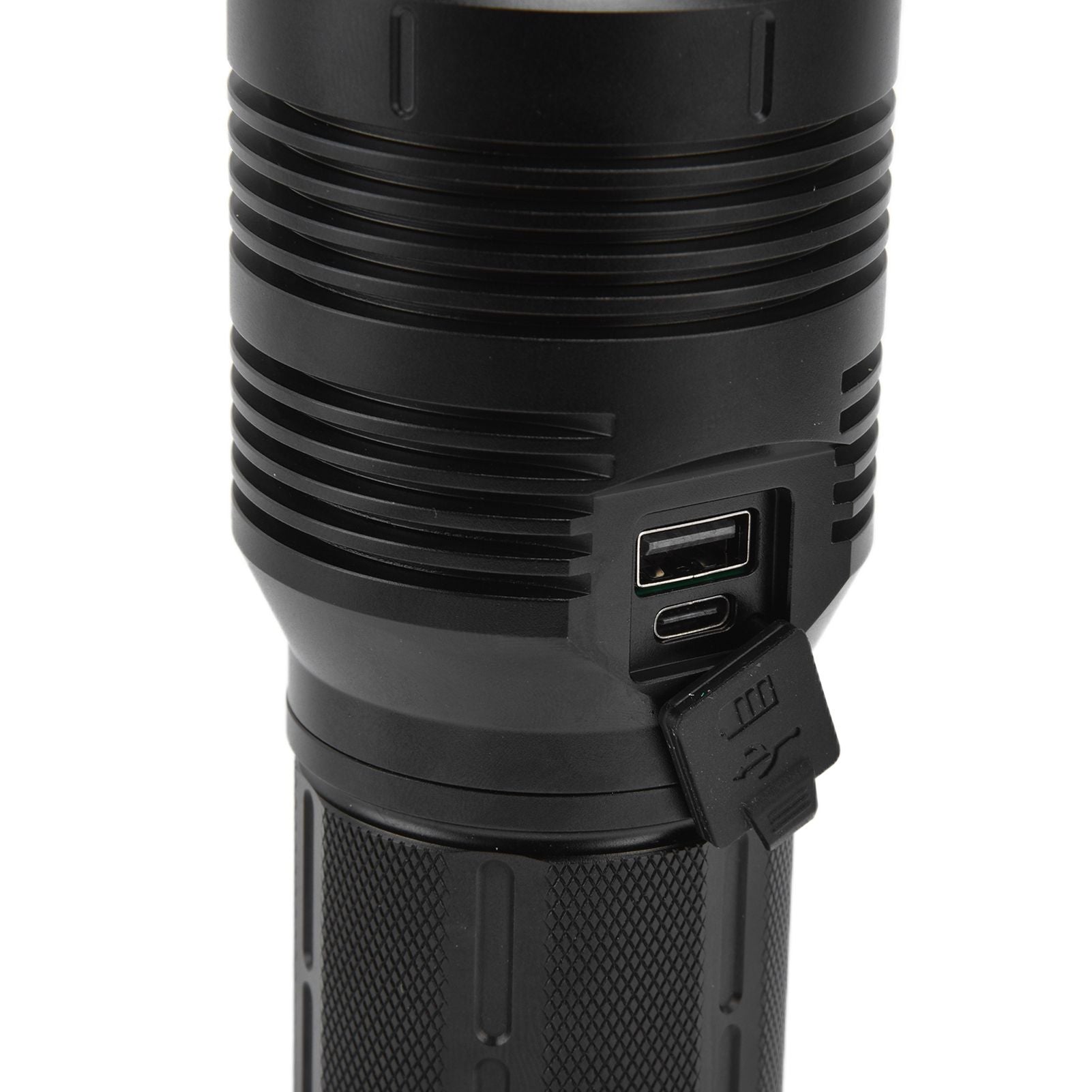 Strong Light Flashlight Digital Display Rainproof Rechargeable Flashlight for Camping Emergency Lighting Work V1294-YM0523-3119210209411