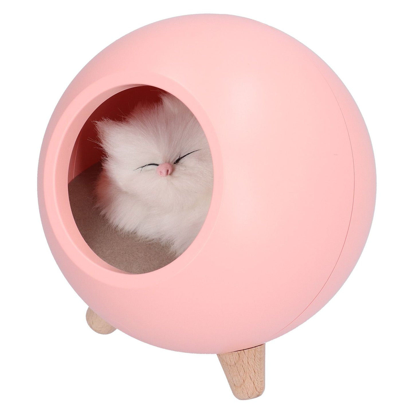 Cute Cat Touch Led Night Light with USB Cable Rechargeable Touch Dimming Cat House LED Night Light for Bedroom V1294-YM0523-3119210211411