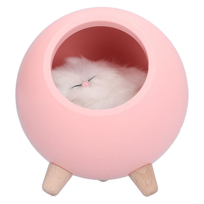 Cute Cat Touch Led Night Light with USB Cable Rechargeable Touch Dimming Cat House LED Night Light for Bedroom V1294-YM0523-3119210211411