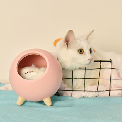 Cute Cat Touch Led Night Light with USB Cable Rechargeable Touch Dimming Cat House LED Night Light for Bedroom V1294-YM0523-3119210211411