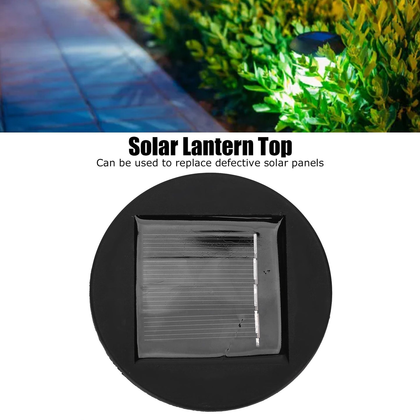 Solar Lights Replacement Top 7lm LED Solar Replacement Top for Outdoor Hanging Lanterns V1294-YM0523-3119210212411