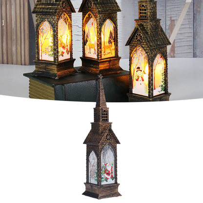 Christmas Lights Lantern Candlestick Christmas Desktop Decoration LED Small Night LightsElder V1294-YM0523-3119210223112