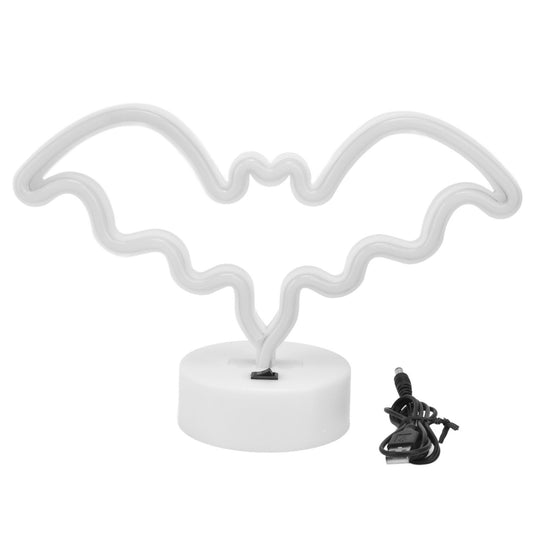 Bat Neon Signs Unique Halloween Neon Lights Decorations with Base USB Or Battery Operated for Bedroom Bar V1294-YM0523-3119210224311