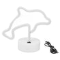 LED Dolphin Neon Light USB Or Battery Powered Unique Room Decoration Accessory with Base V1294-YM0523-3119210225511