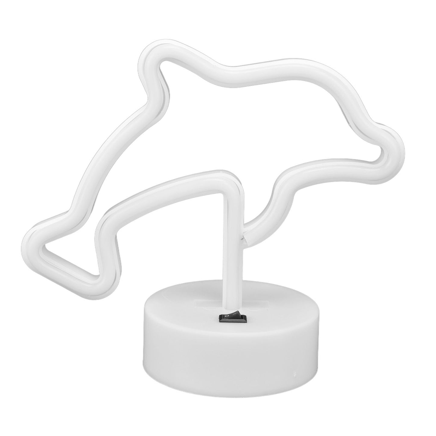 LED Dolphin Neon Light USB Or Battery Powered Unique Room Decoration Accessory with Base V1294-YM0523-3119210225511