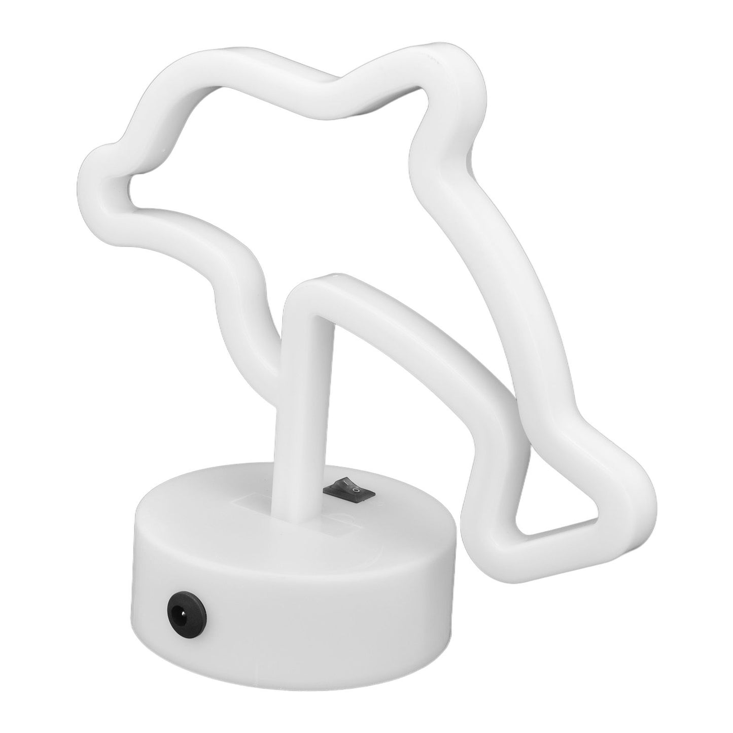 LED Dolphin Neon Light USB Or Battery Powered Unique Room Decoration Accessory with Base V1294-YM0523-3119210225511