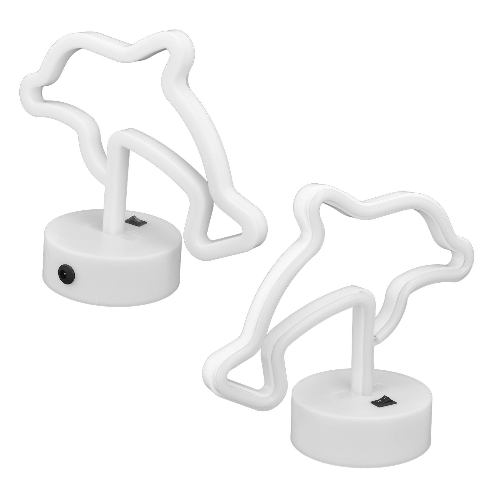 LED Dolphin Neon Light USB Or Battery Powered Unique Room Decoration Accessory with Base V1294-YM0523-3119210225511