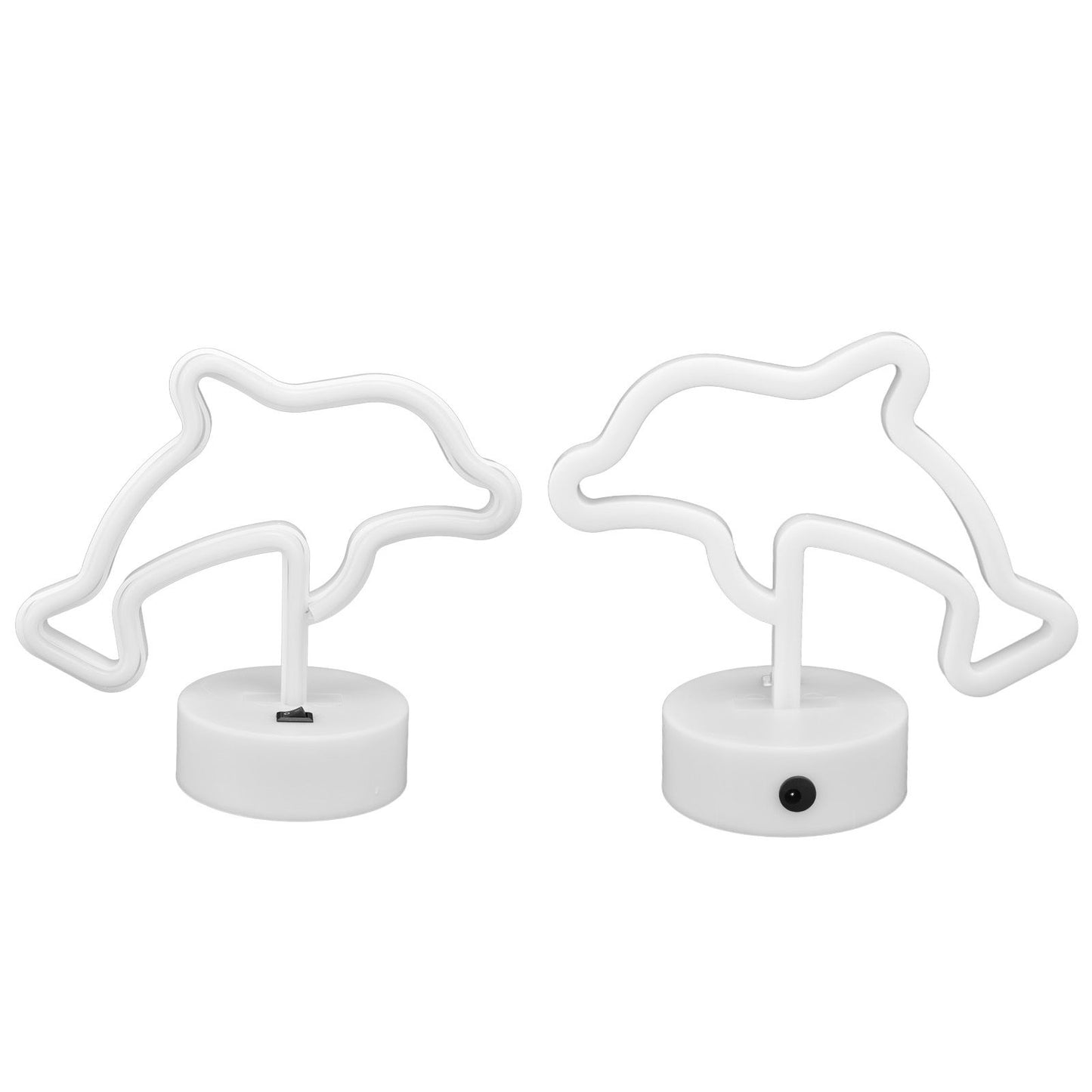 LED Dolphin Neon Light USB Or Battery Powered Unique Room Decoration Accessory with Base V1294-YM0523-3119210225511