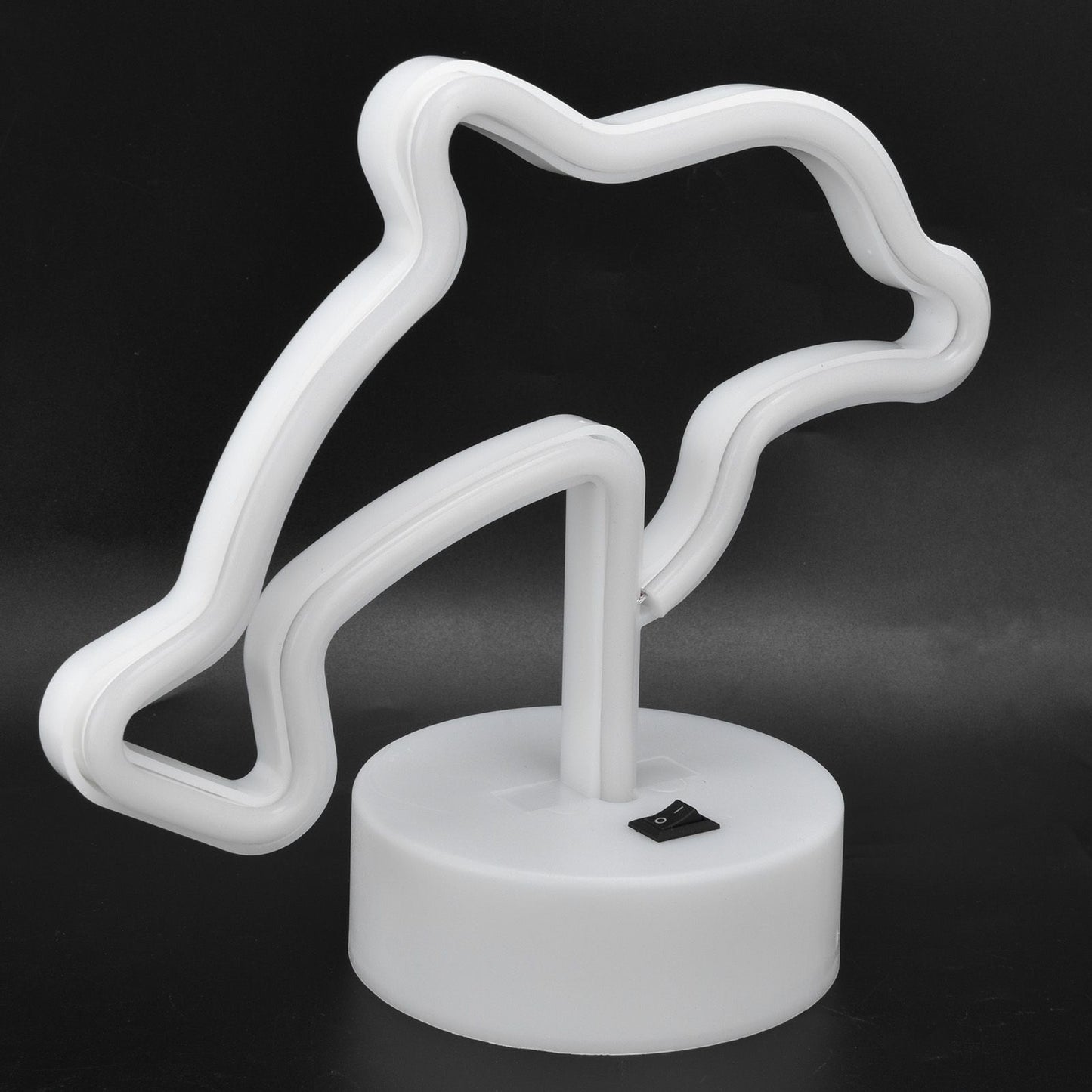 LED Dolphin Neon Light USB Or Battery Powered Unique Room Decoration Accessory with Base V1294-YM0523-3119210225511