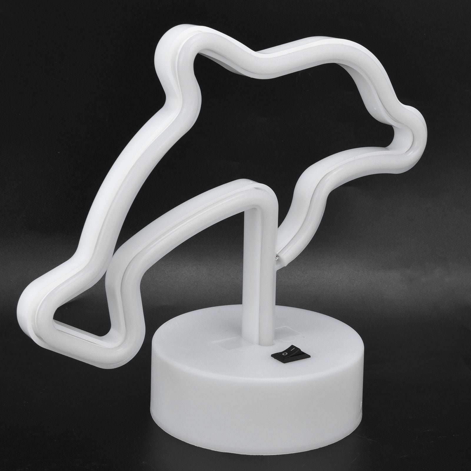 LED Dolphin Neon Light USB Or Battery Powered Unique Room Decoration Accessory with Base V1294-YM0523-3119210225511