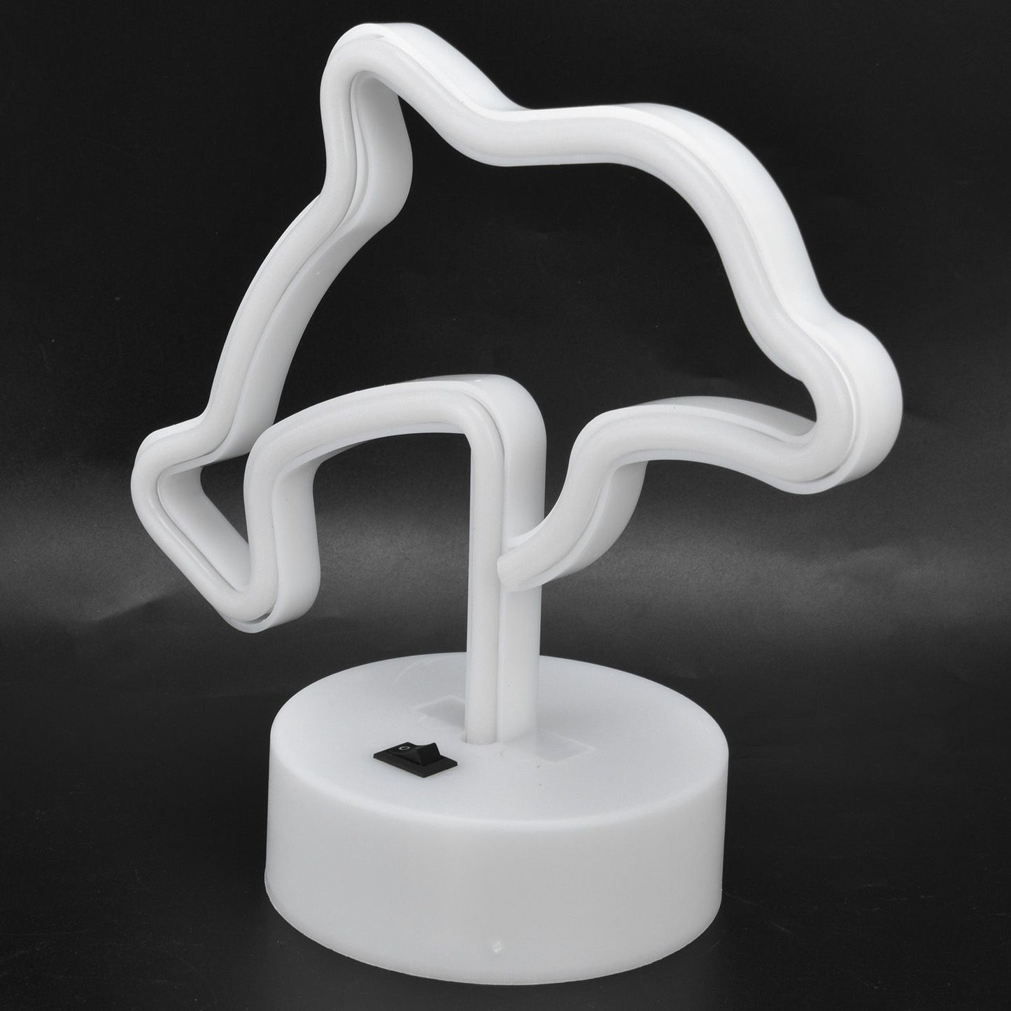 LED Dolphin Neon Light USB Or Battery Powered Unique Room Decoration Accessory with Base V1294-YM0523-3119210225511