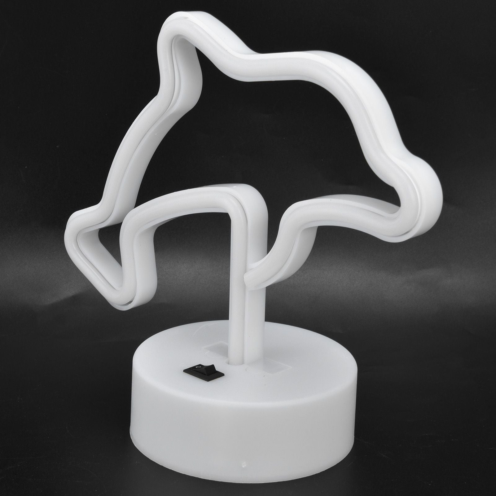 LED Dolphin Neon Light USB Or Battery Powered Unique Room Decoration Accessory with Base V1294-YM0523-3119210225511
