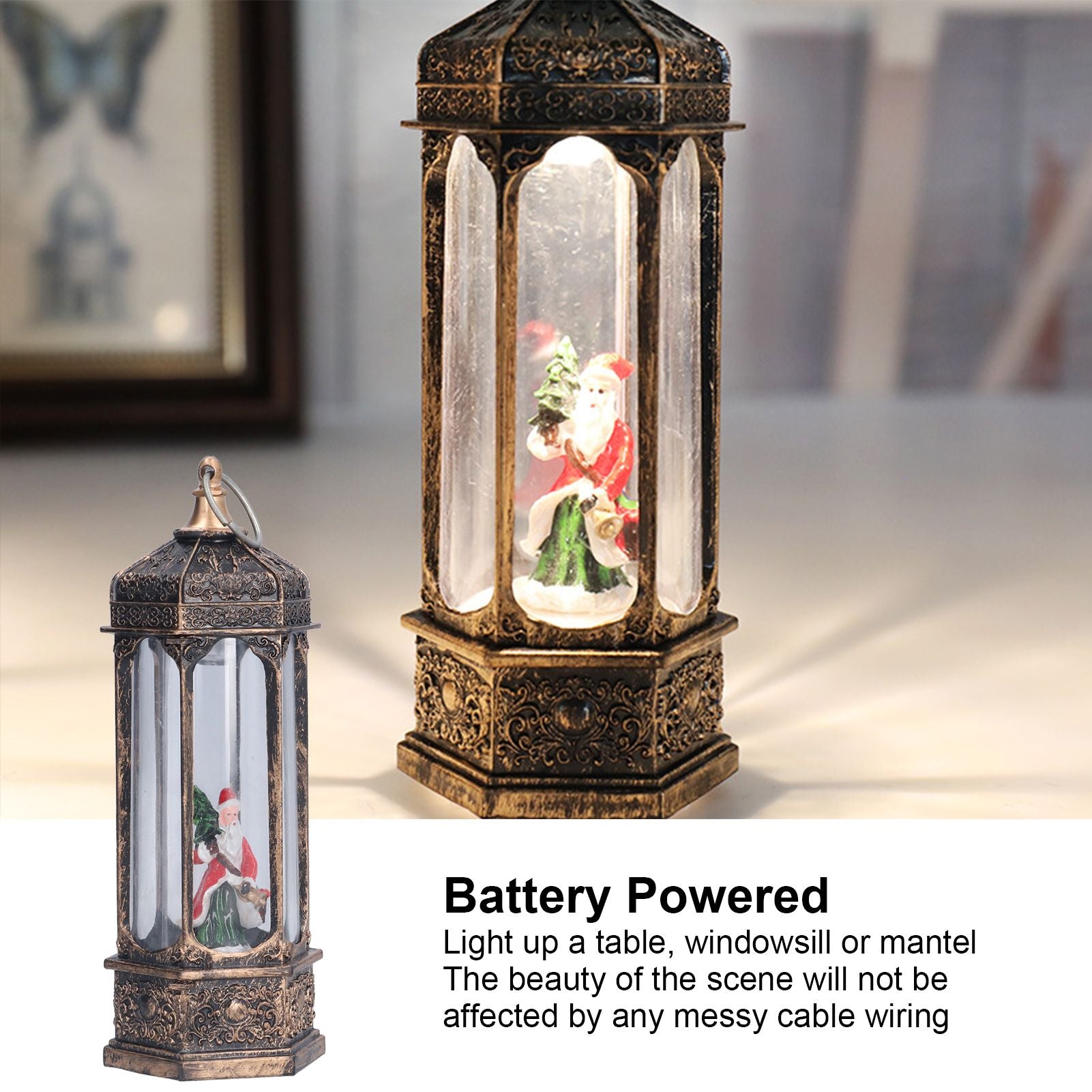 Christmas Led Wind Lanterns Decorative Glowing Led Electronic Wind Lanterns for Home Holiday V1294-YM0523-3119210231411