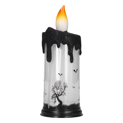 Halloween Snow Globe Candles Light LED Terrorist Decoration Electronic Candle Lamp for Party HolidayDancing V1294-YM0523-3119210233612