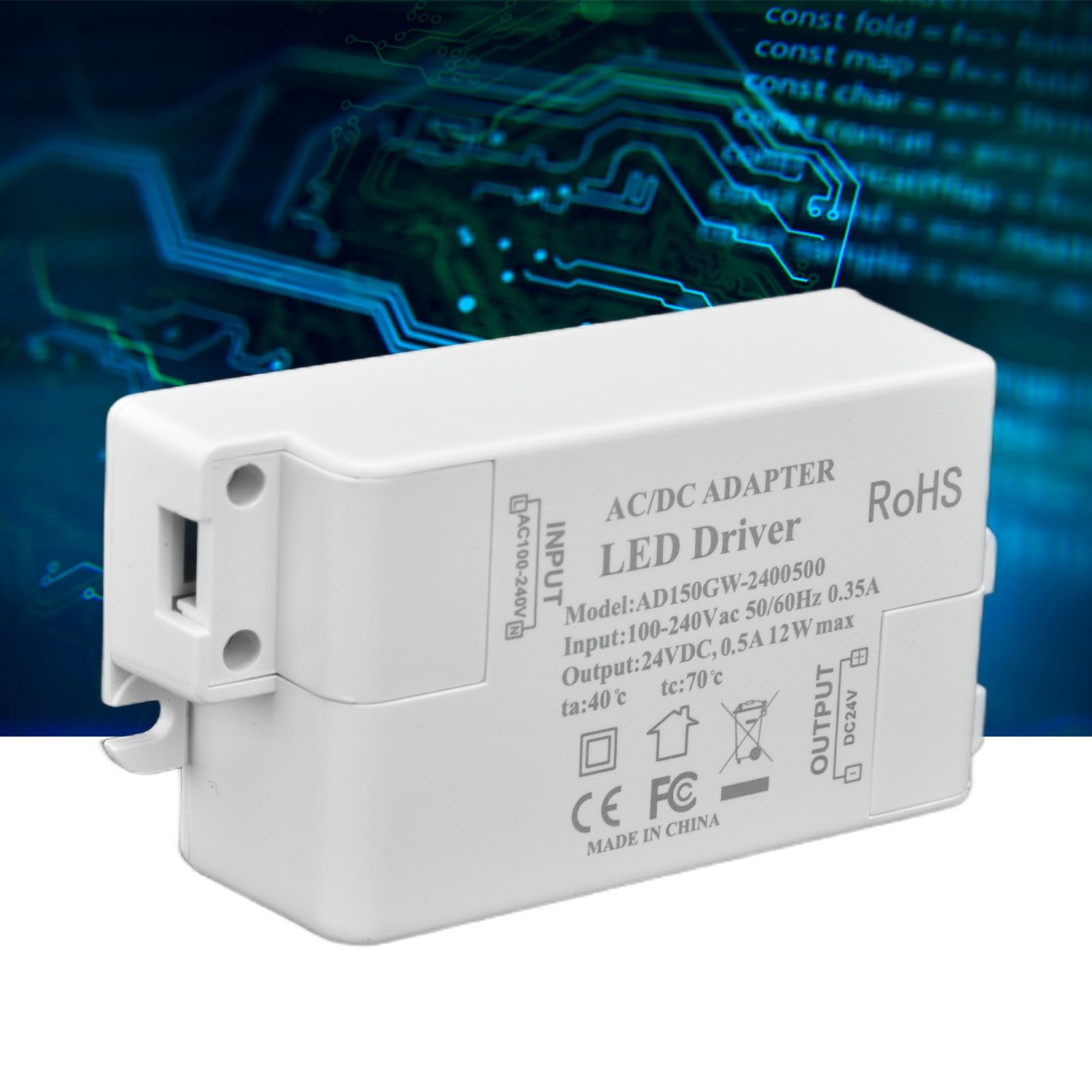 12W LED Driver Low Voltage Constant Current LED Power Supply Transformer for LED Lights V1294-YM0523-3119210237111