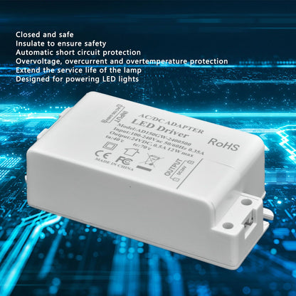 12W LED Driver Low Voltage Constant Current LED Power Supply Transformer for LED Lights V1294-YM0523-3119210237111