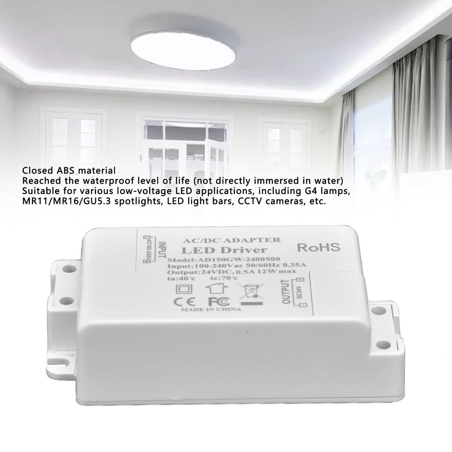 12W LED Driver Low Voltage Constant Current LED Power Supply Transformer for LED Lights V1294-YM0523-3119210237111