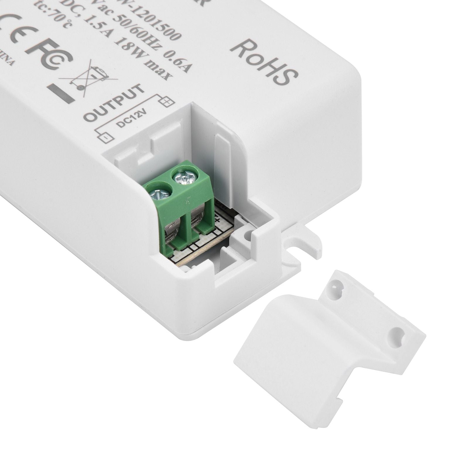 LED Driver 18W Power Supply Transformer AC100-240V to DC12V 1.5A Output for LED Light Desk Lamp Outdoor Light V1294-YM0523-3119210238211