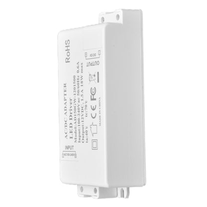 LED Driver 18W Power Supply Transformer AC100-240V to DC12V 1.5A Output for LED Light Desk Lamp Outdoor Light V1294-YM0523-3119210238211