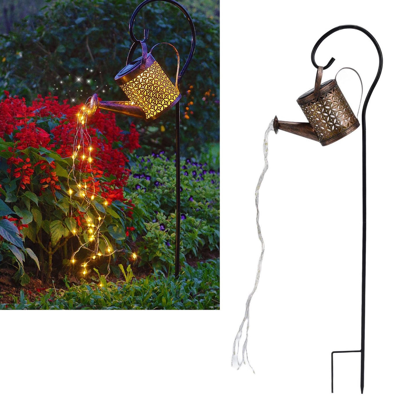Solar Kettle Lawn Light Beautiful Convenient Solar Watering Can Lights for Garden Yard Decoration V1294-YM0523-3119210241311