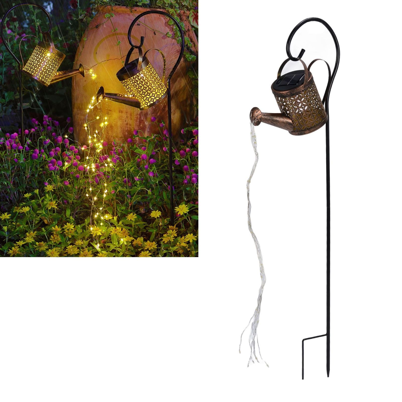 Solar Kettle Lawn Light Beautiful Convenient Solar Watering Can Lights for Garden Yard Decoration V1294-YM0523-3119210241311