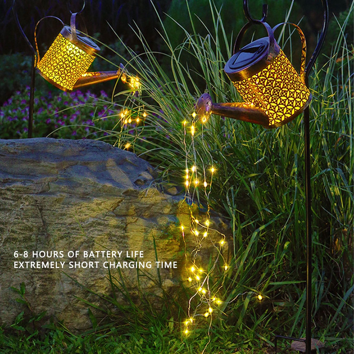 Solar Kettle Lawn Light Beautiful Convenient Solar Watering Can Lights for Garden Yard Decoration V1294-YM0523-3119210241311